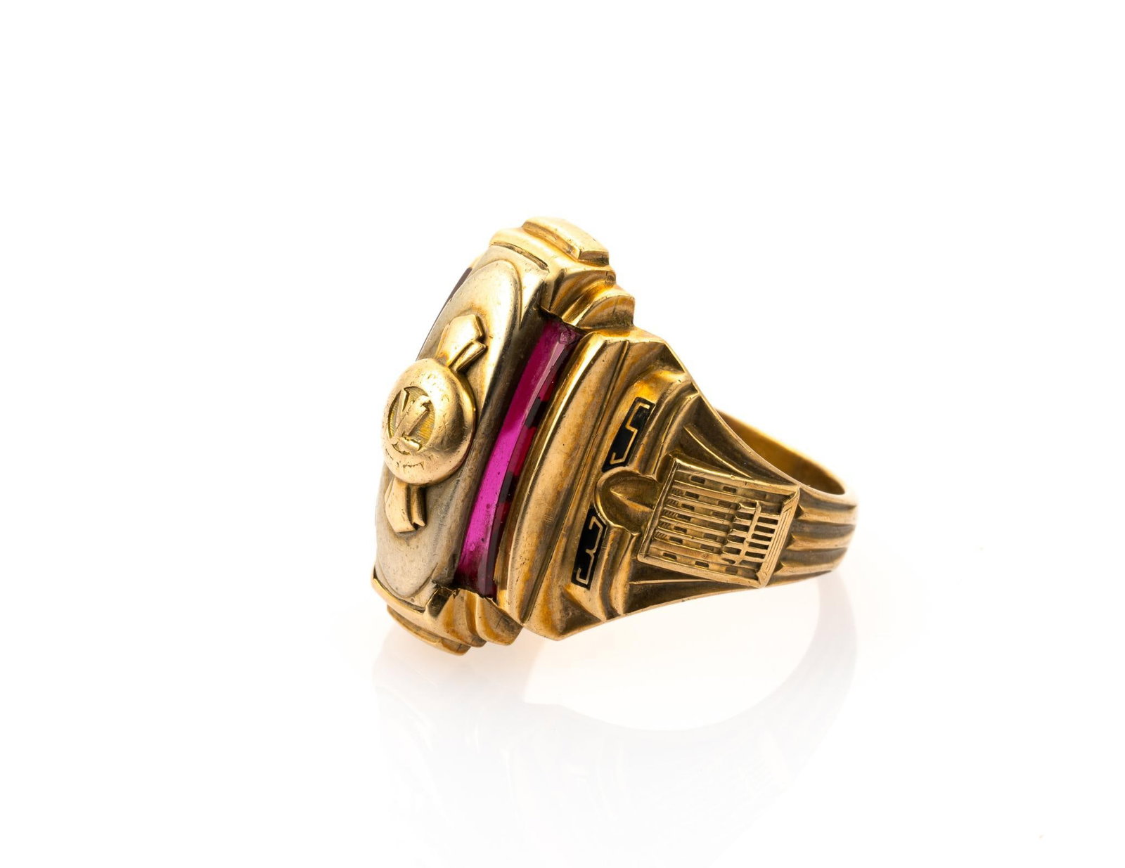 10K Gold Class Ring - 3