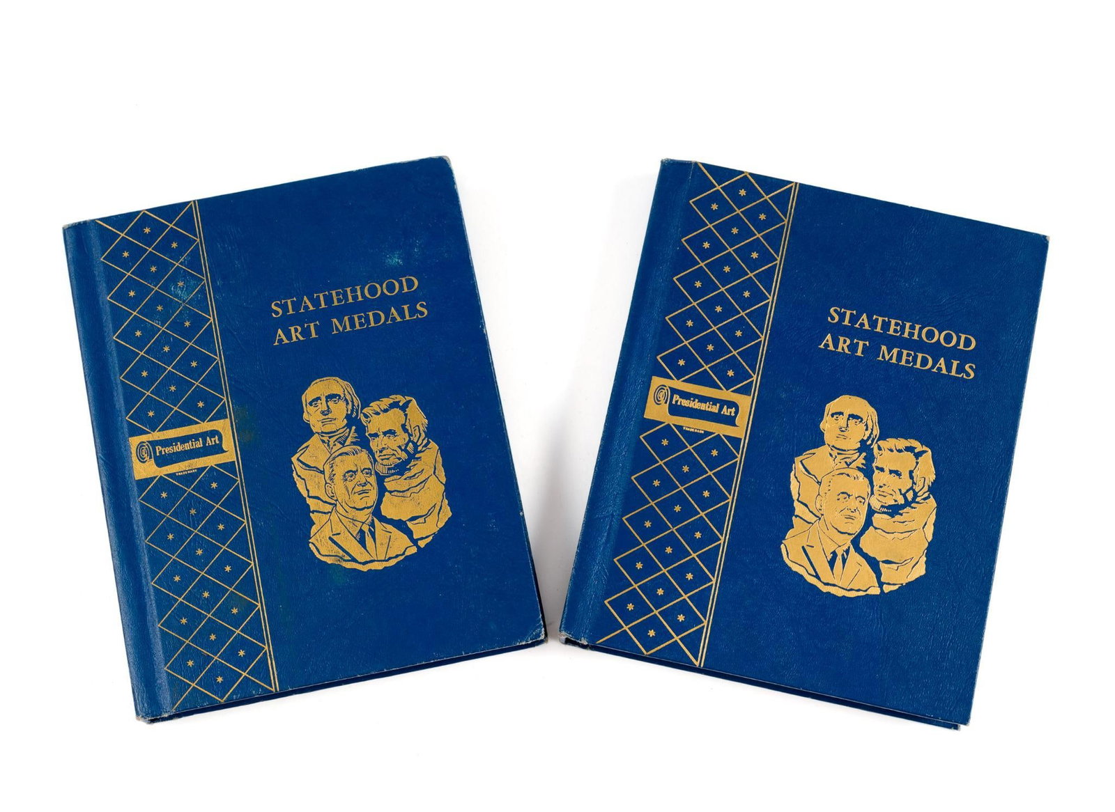 Pure Silver Medallic Arts Statehood Art Medals .999 Fine: Fifty pure silver medallions. One weighs 25.7 grams, .826 troy ounces, 41.3 troy ounces total.