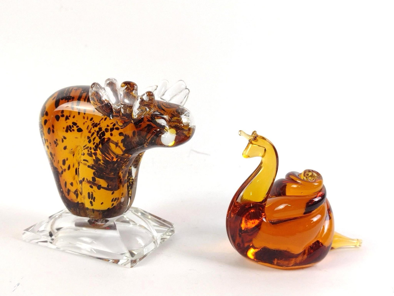 Murano Style Moose & Snail (1 of 5)