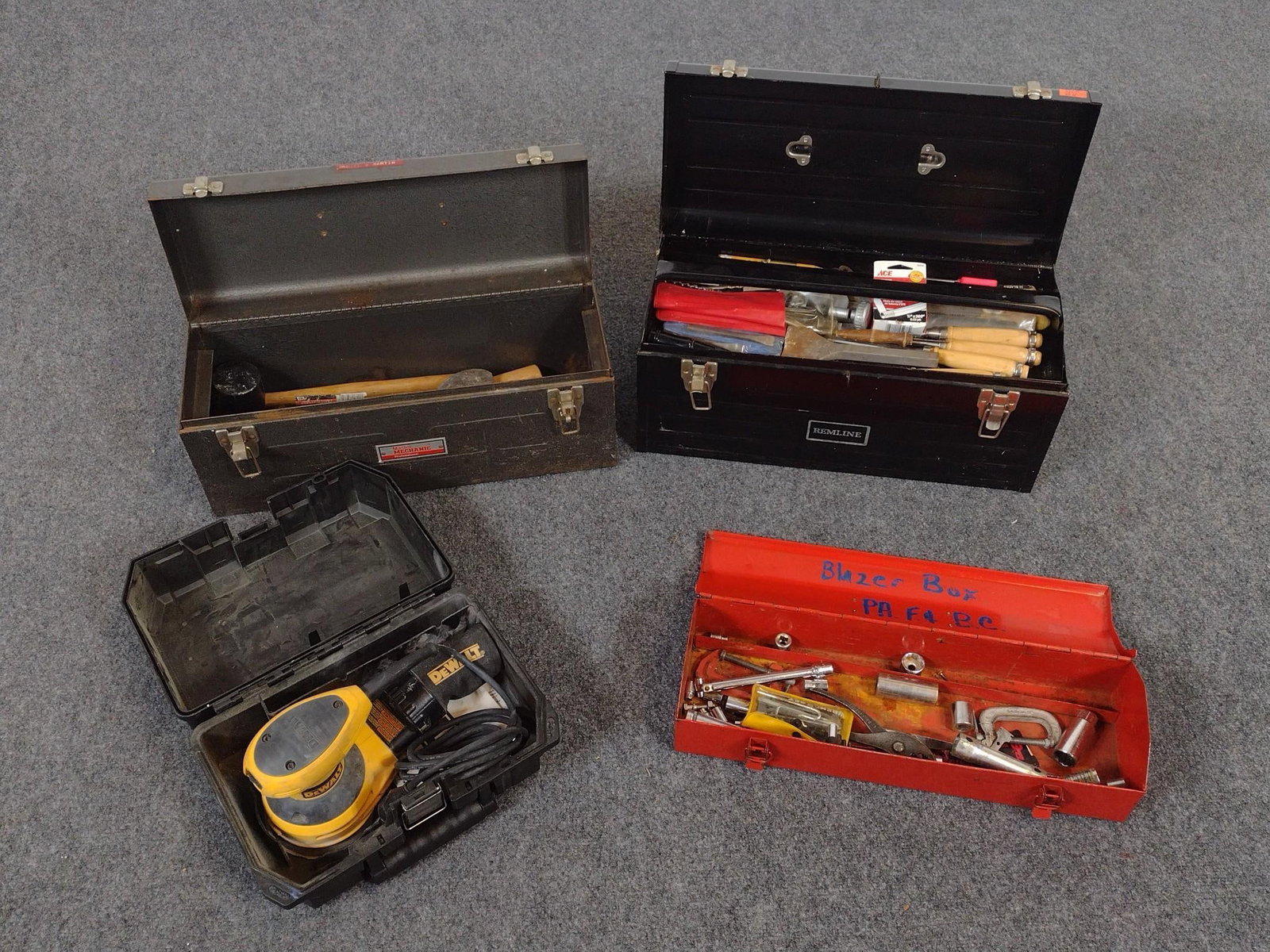 4 Toolboxes With Tools (1 of 3)