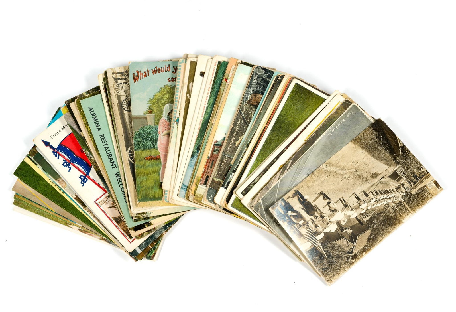 Collection of Postcard Love Letters: Postmarked Elizabethville and Duncannon Pennsylvania. All from the same person.