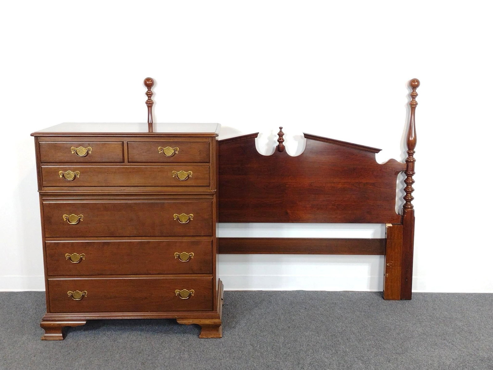 Bed & Tall Chest (1 of 6)