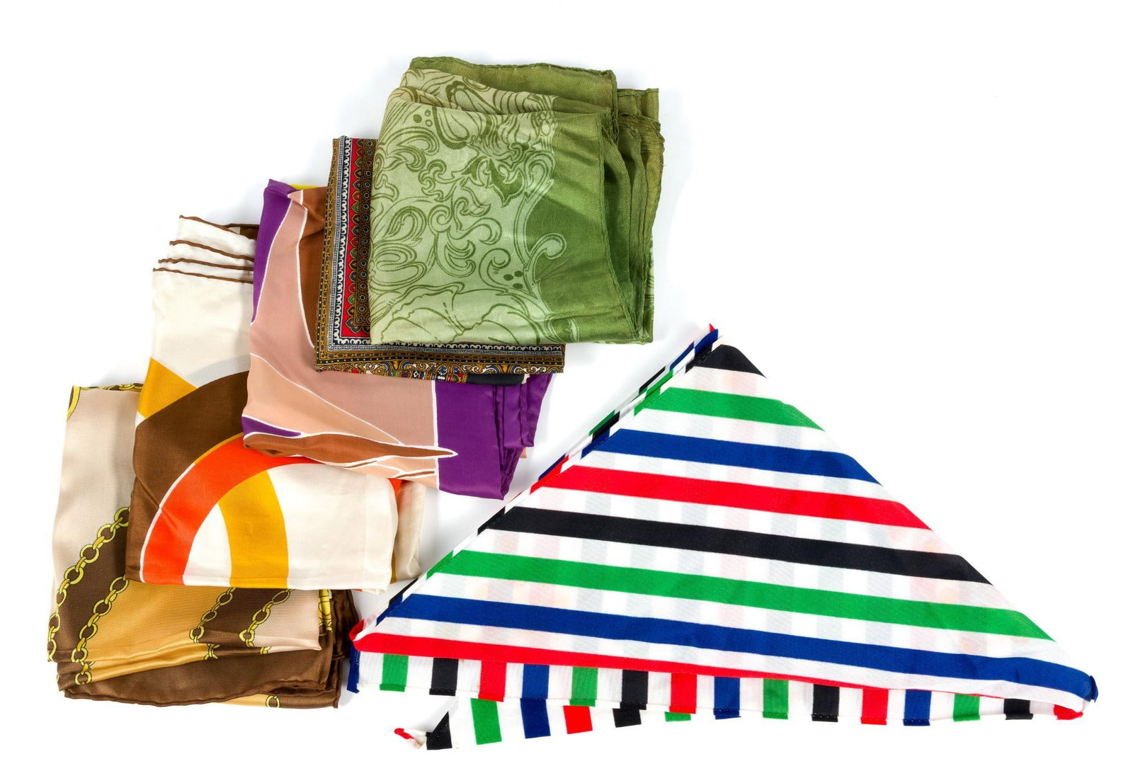 6 Scarves Incl. Silk (1 of 7)