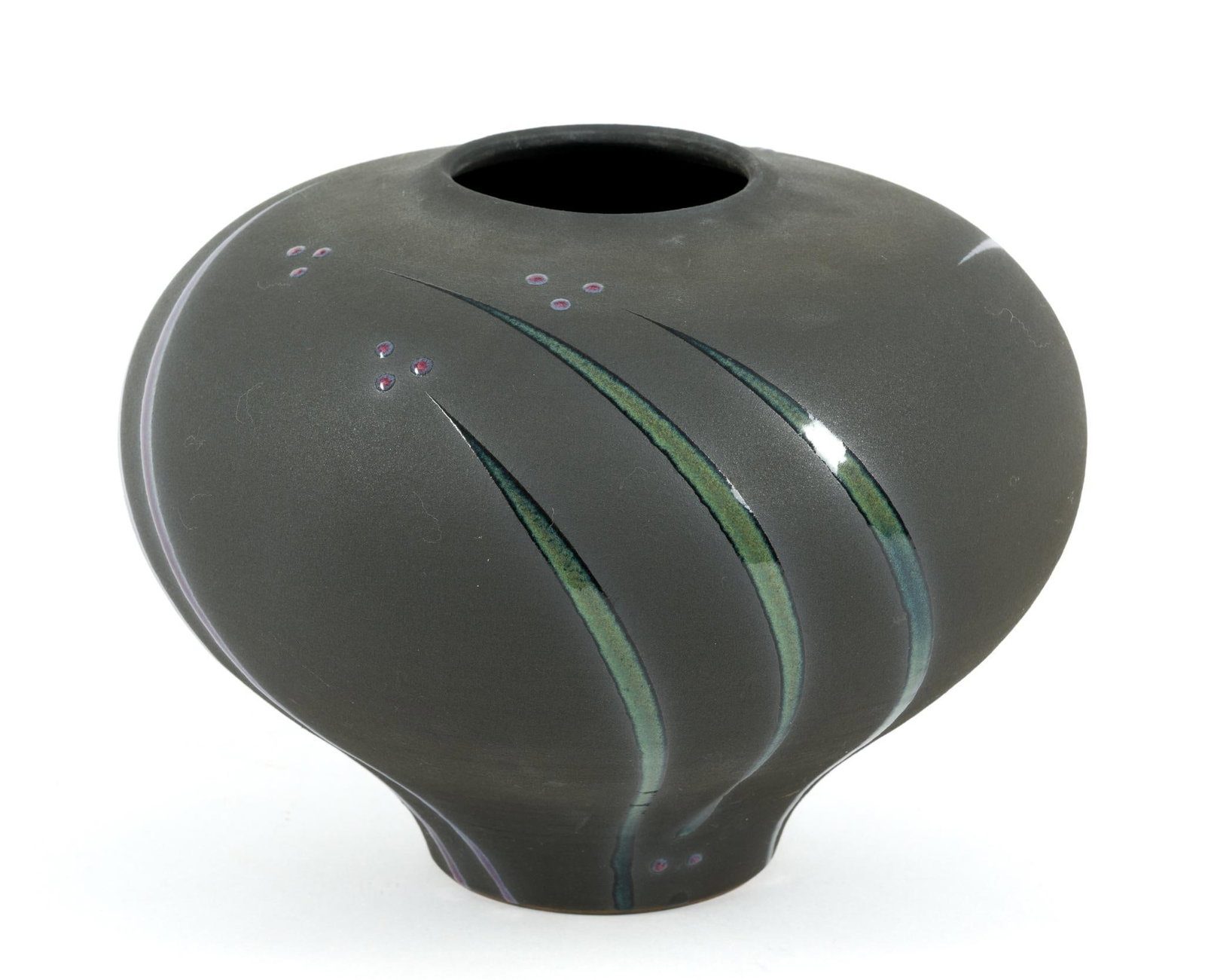 Signed Michael Cho Pottery Vase (1 of 4)