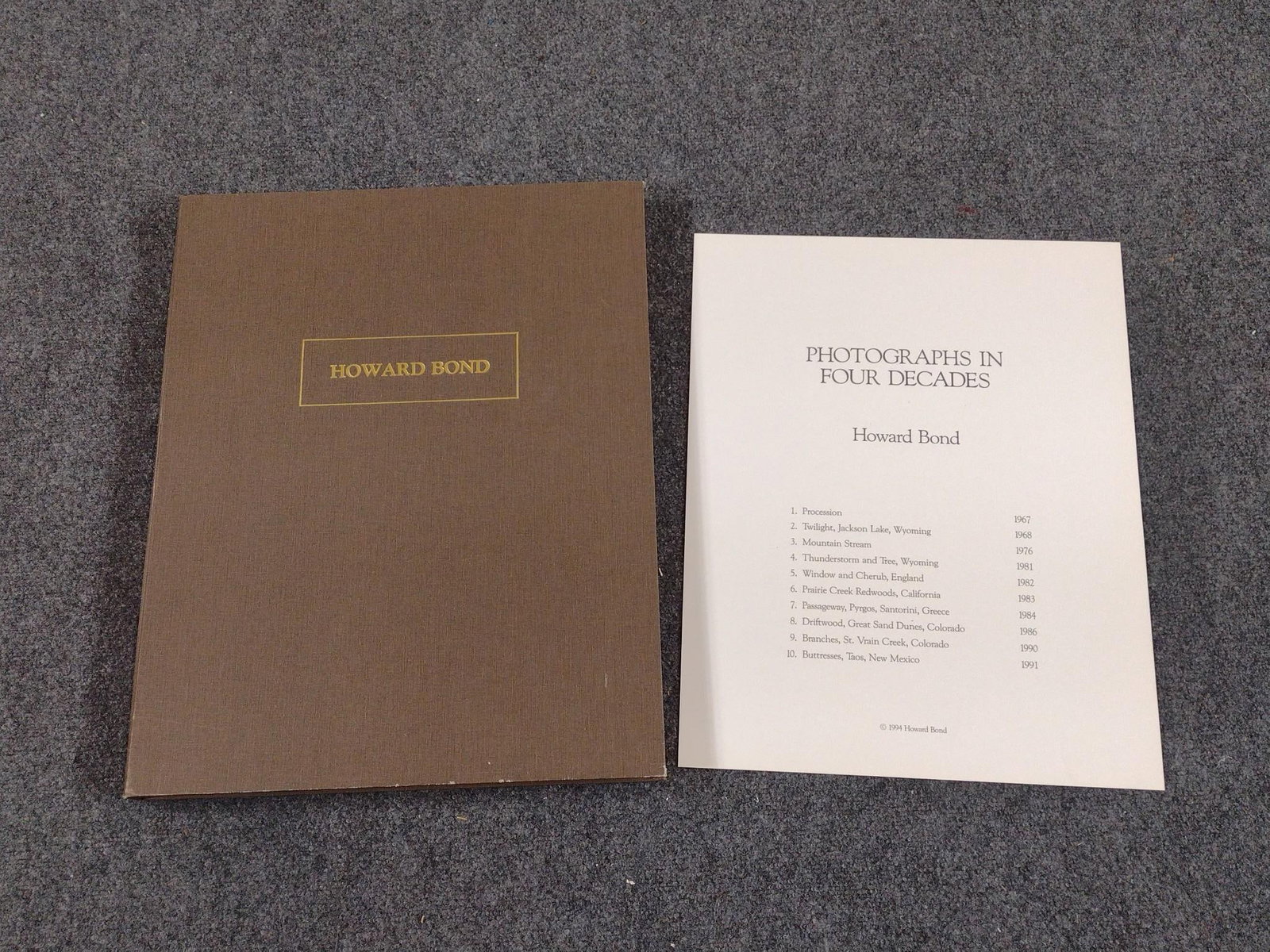 Howard Bond Photographs In Four Decades (1 of 6)