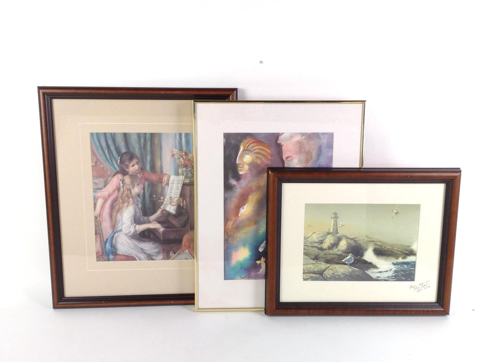 3 Pcs Art Incl. "Joseph, The Dreamer" Watercolor (1 of 10)