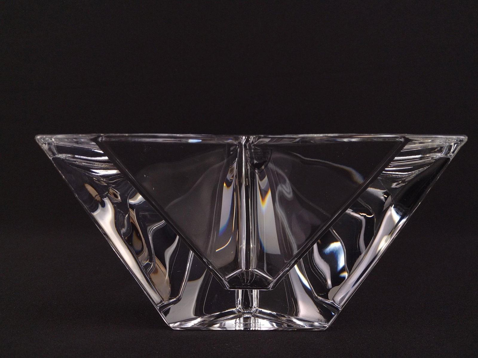 Orrefors Triangle Dish - 2