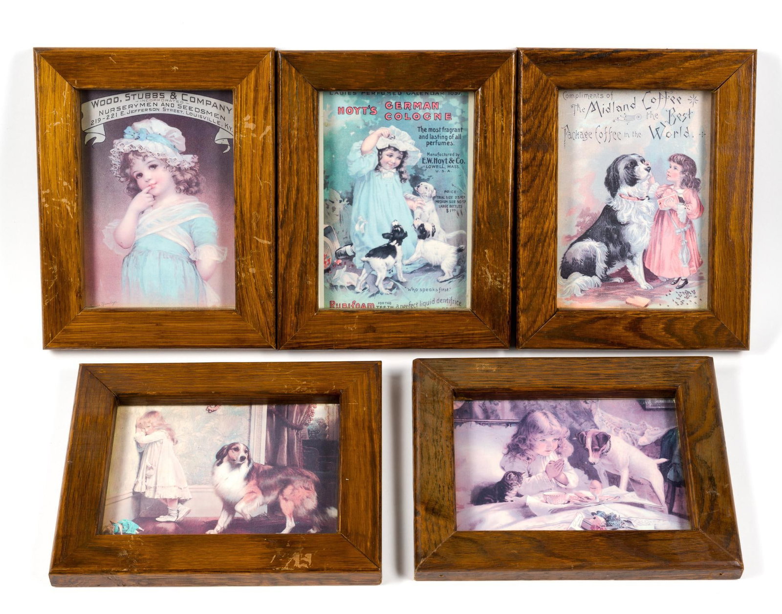 5 Framed Prints Incl. Charles Burton (1 of 7)