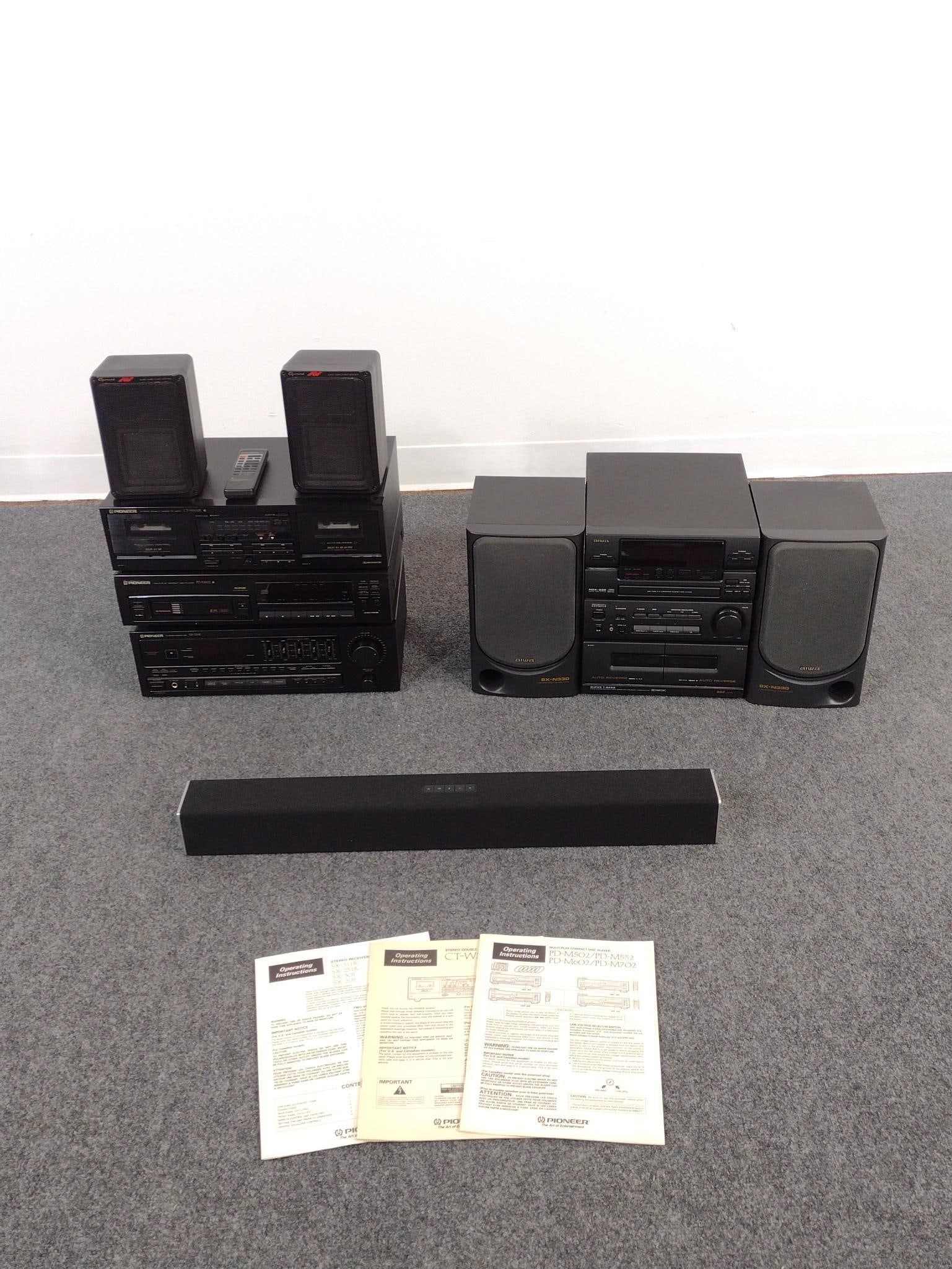 Aiwa & Pioneer Stereo Systems (1 of 9)
