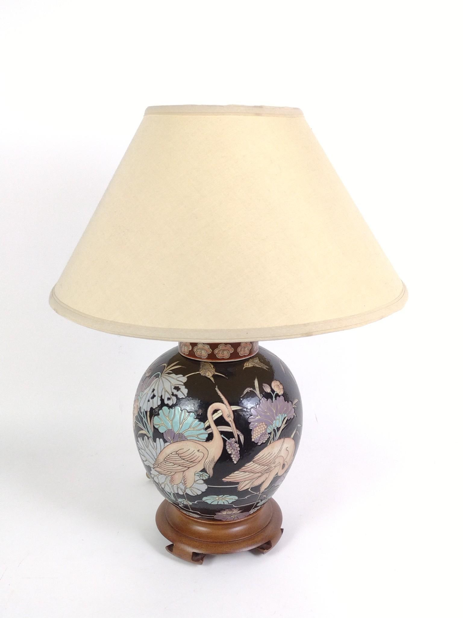 Chinese Style Ginger Jar Lamp (1 of 3)