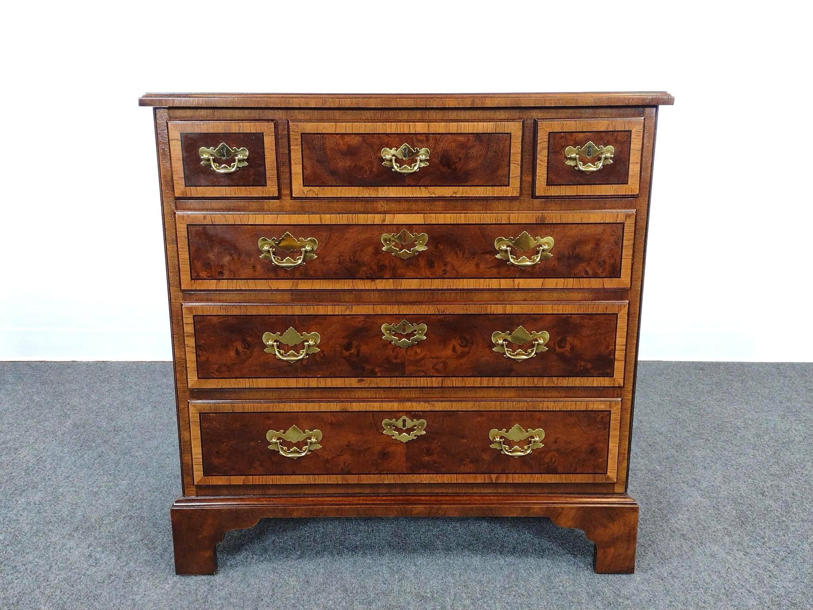 Aston Court by Henredon Low Chest: 30-1/2" wide X 16" deep X 31" high. Has a few light scratches.