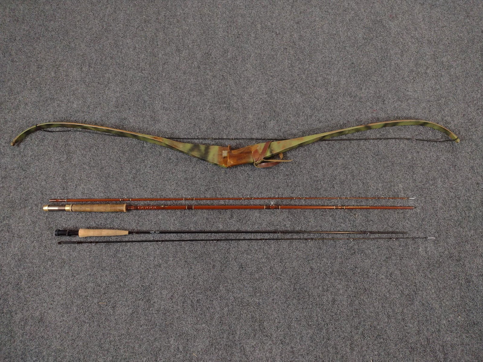 Bow & 2 Fly Rods Incl Orvis Geaphite (1 of 6)