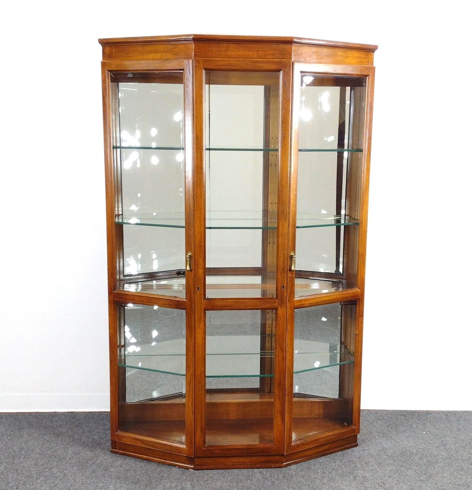 Large Glass Front Cabinet (1 of 3)