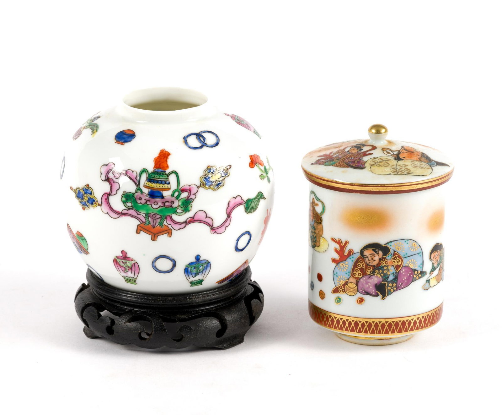 2 Pcs Chinese Porcelain (1 of 7)