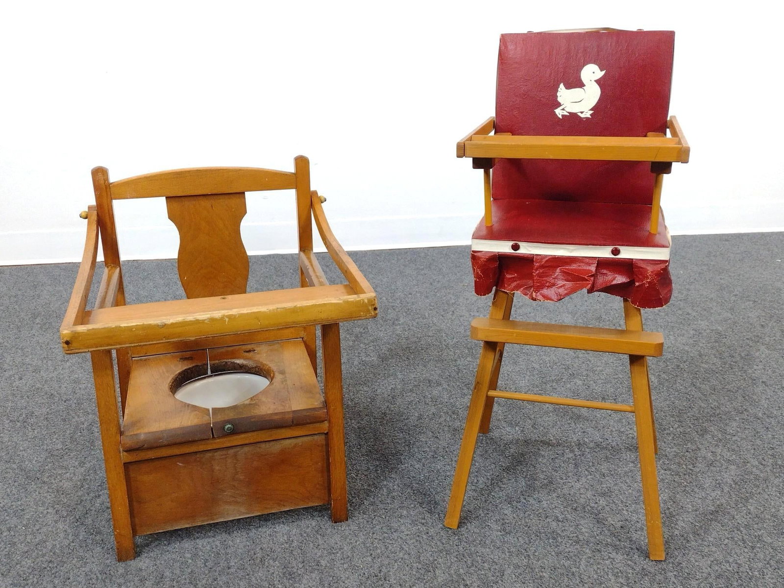 Childs Potty Seat & High Chair (1 of 8)