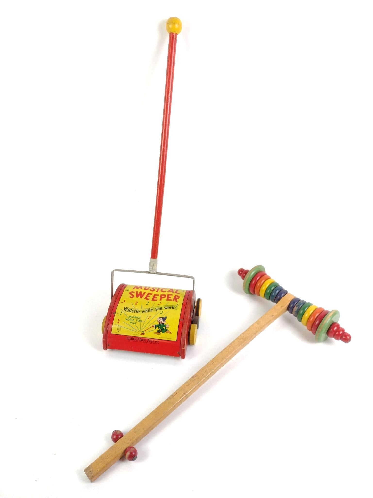 Two Vintage Childs Push Toys (1 of 4)