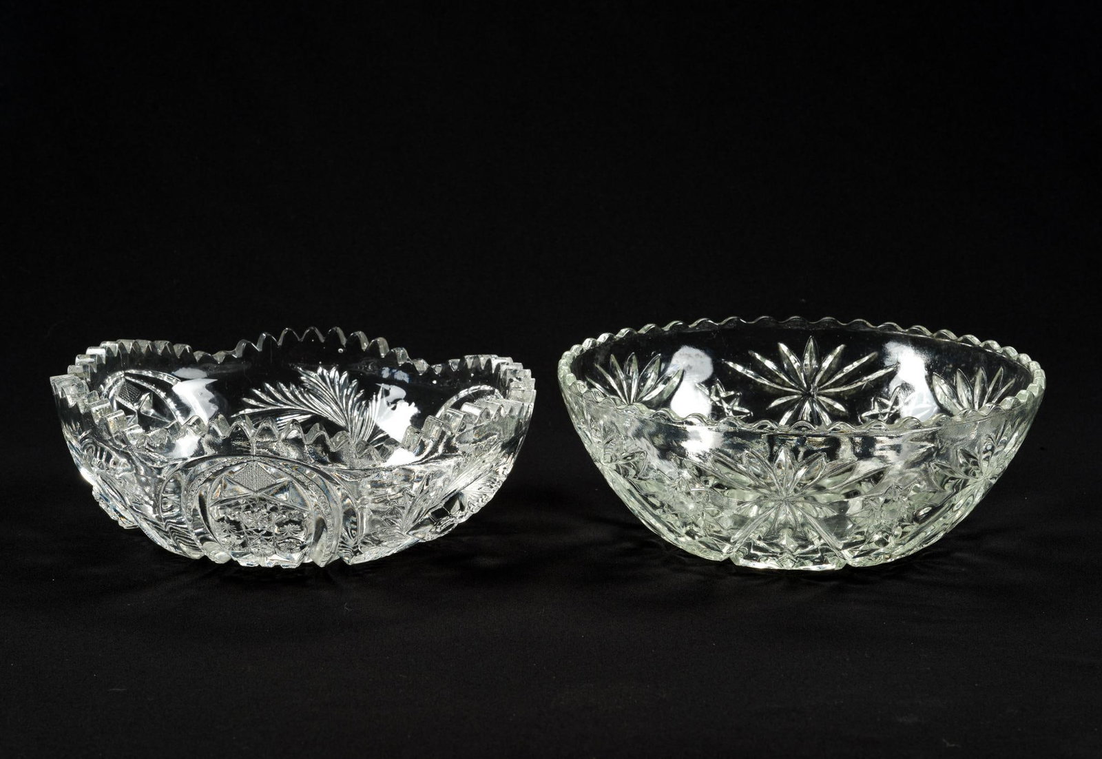 2 Cut Glass Bowls (1 of 5)