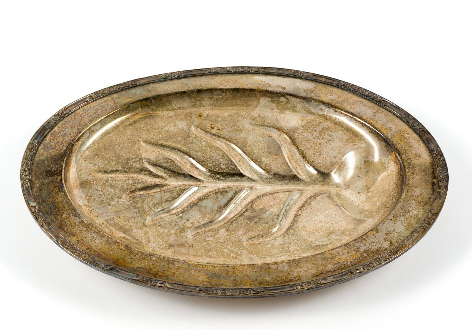 Silver Plated Serving Tray (1 of 3)