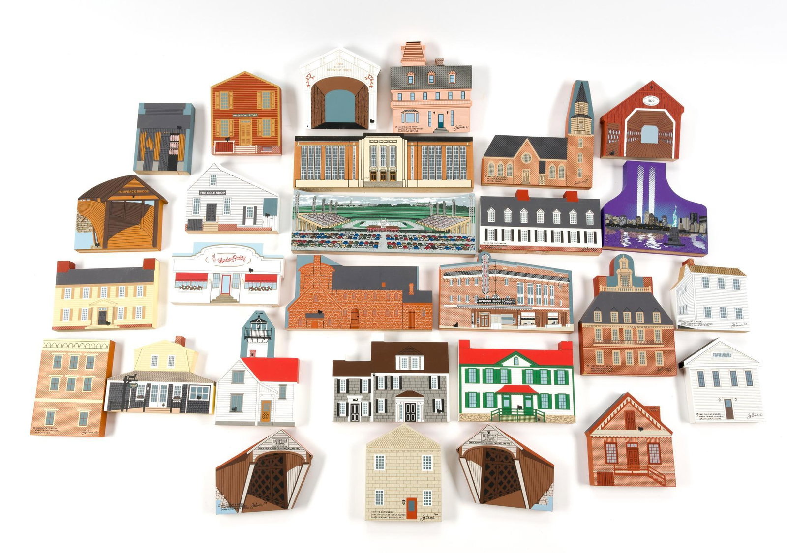 28 Cats Meow Village Wooden Shelf Sitters (1 of 5)