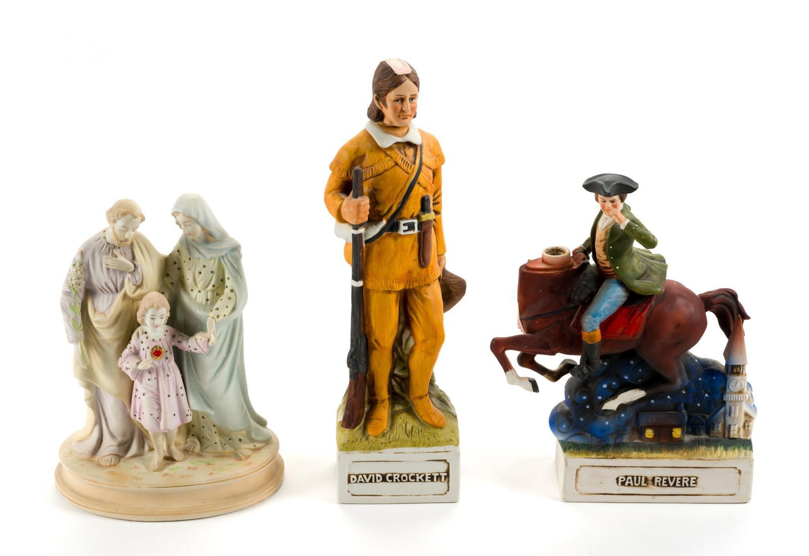 3 Vintage Porcelain Statues Incl. Americana Porcelain (1 of 8)