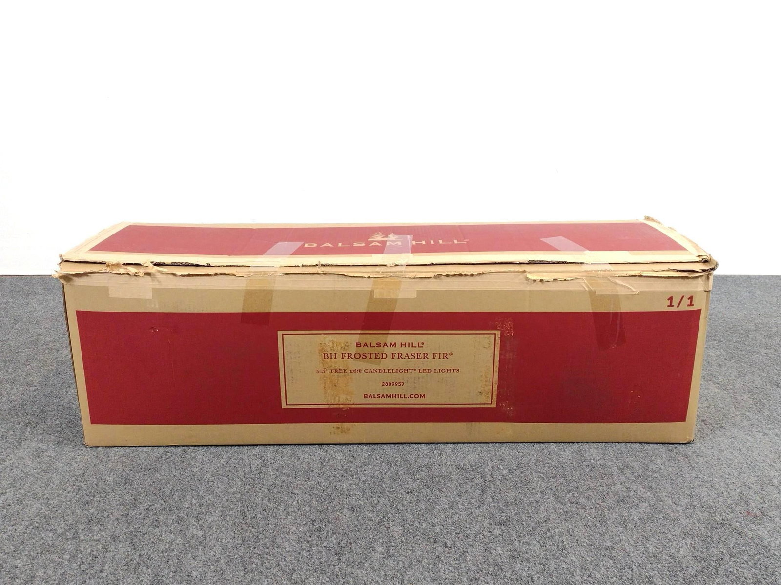 Balsam Hill 5'5" BH Frosted Fraser Fur Christmas Tree (1 of 3)