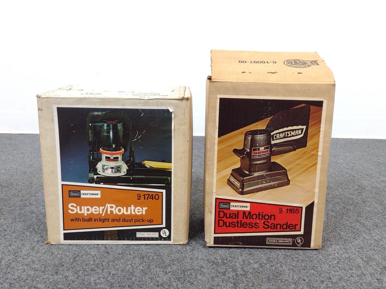Craftsman Sander & Router: Both in original boxes.