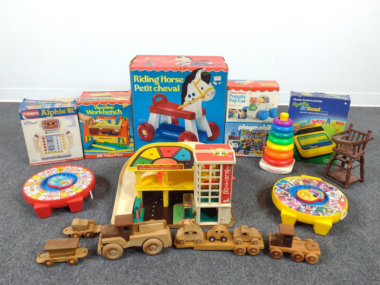 Childrens Toys Incl Riding Horse: Also includes Alphir II, Workbench and more.