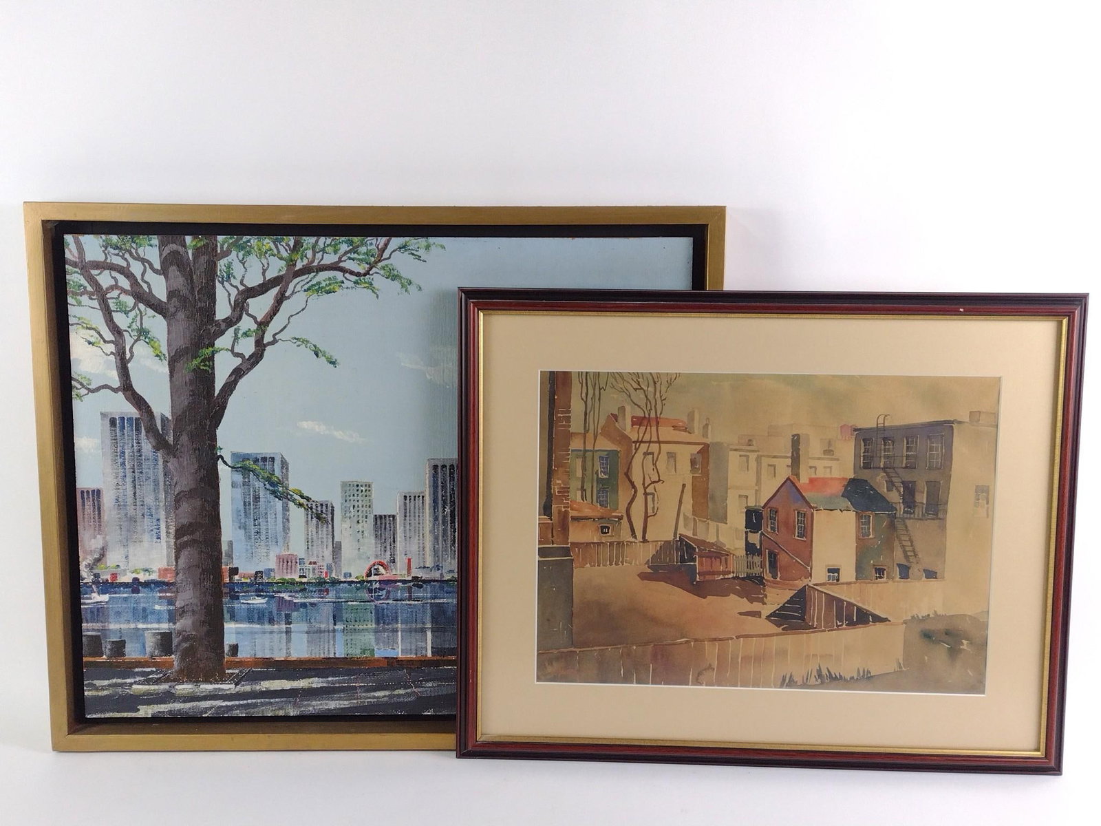 3 James Swit Works of Art: Overall 20-1/4" to 23-1/2" long x 25-3/4" to 29" wide.