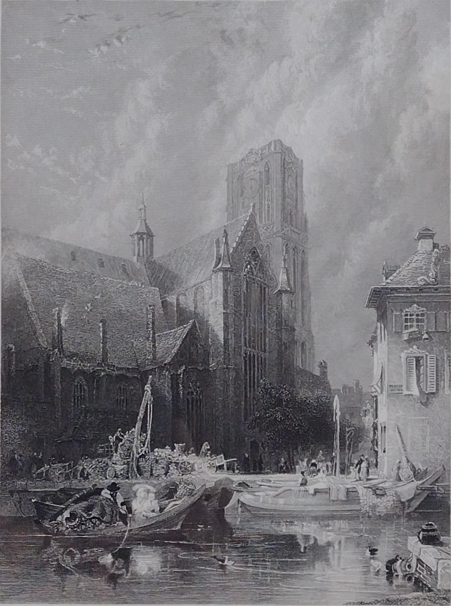 Antique Line Engraving by H. Winkles Orig. by G. Balmer (1 of 4)