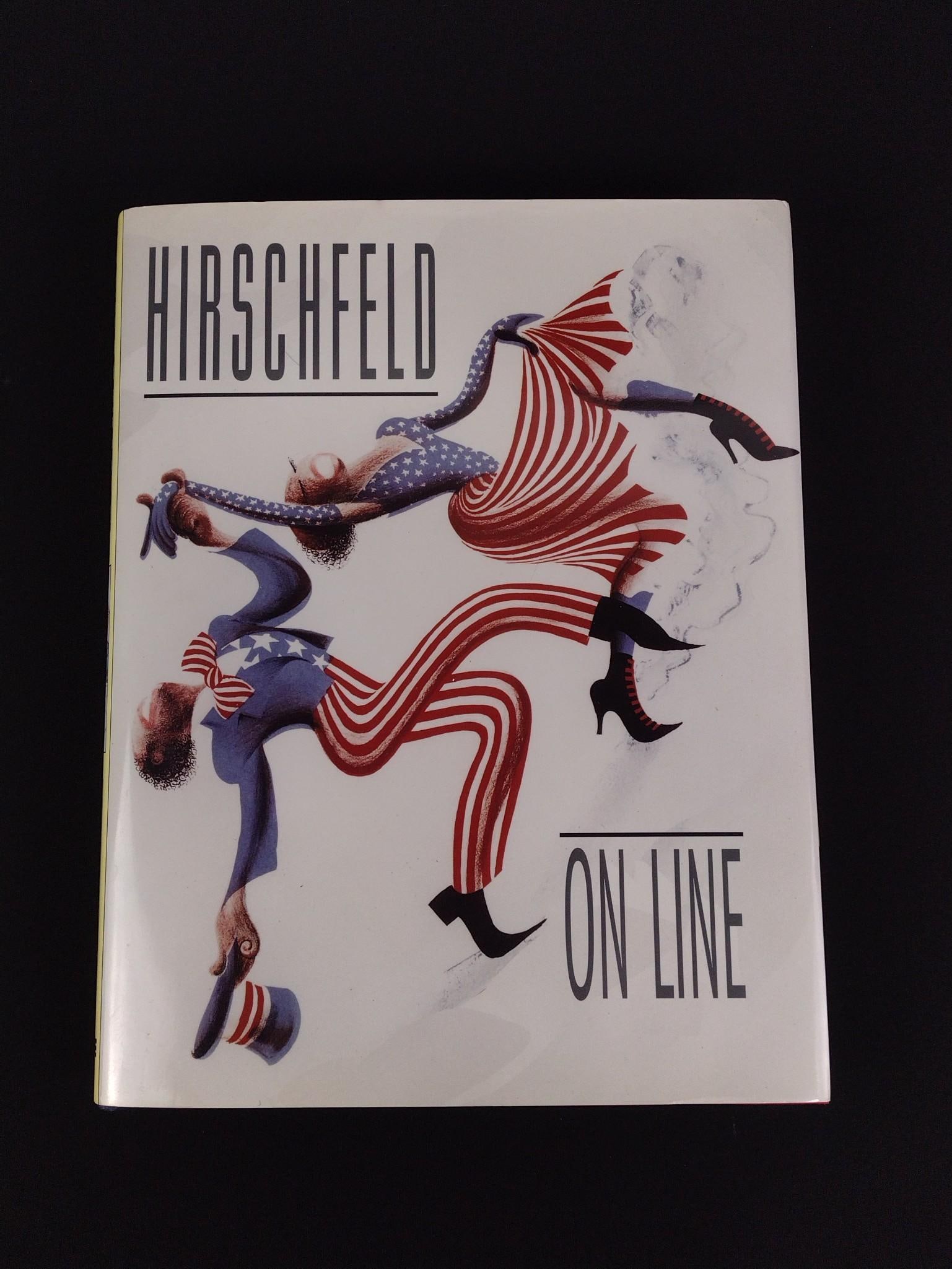 Signed Al Hirschfeld "On Line" 1st Edition (1 of 4)