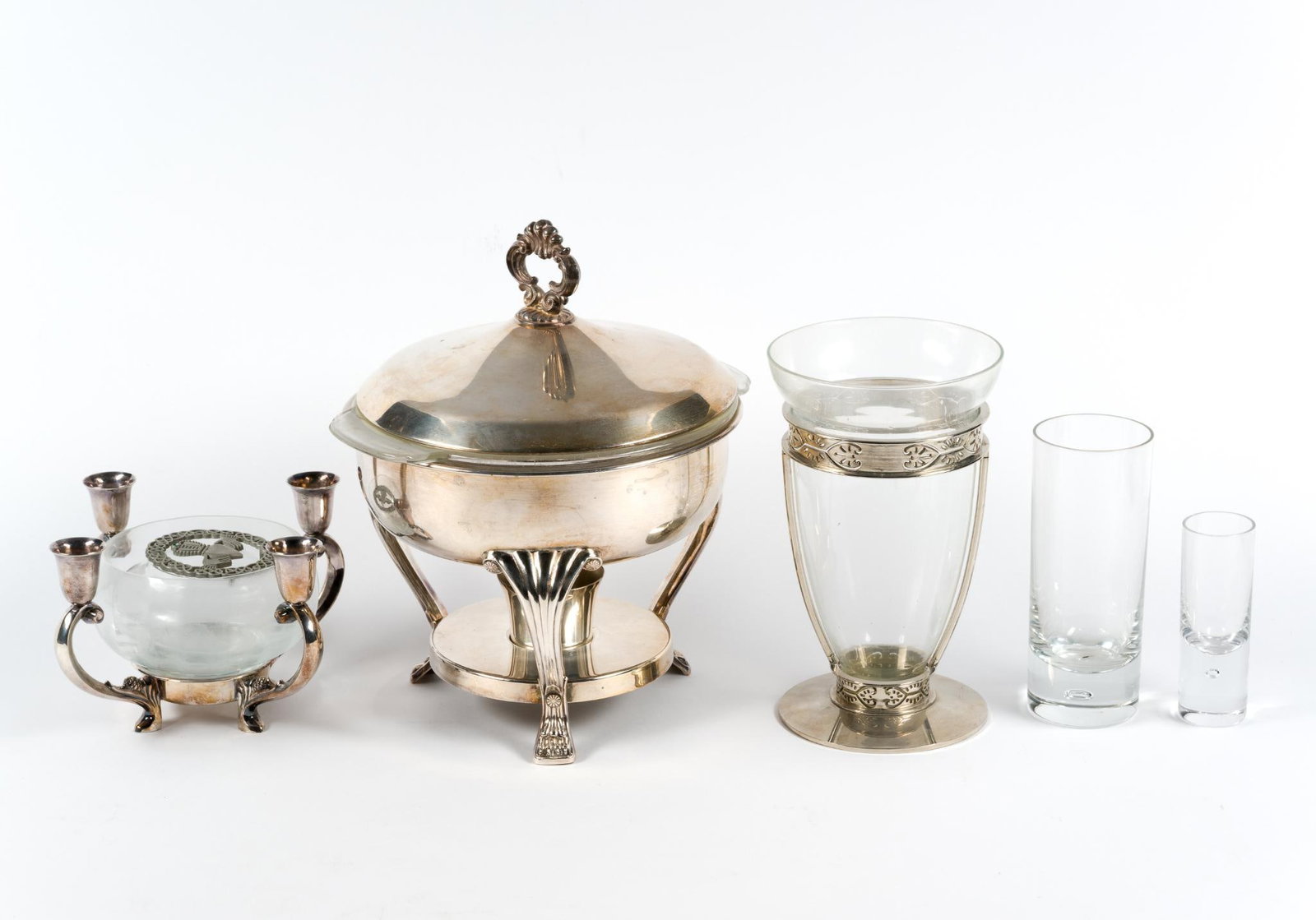 Silverplate and Glassware (1 of 3)