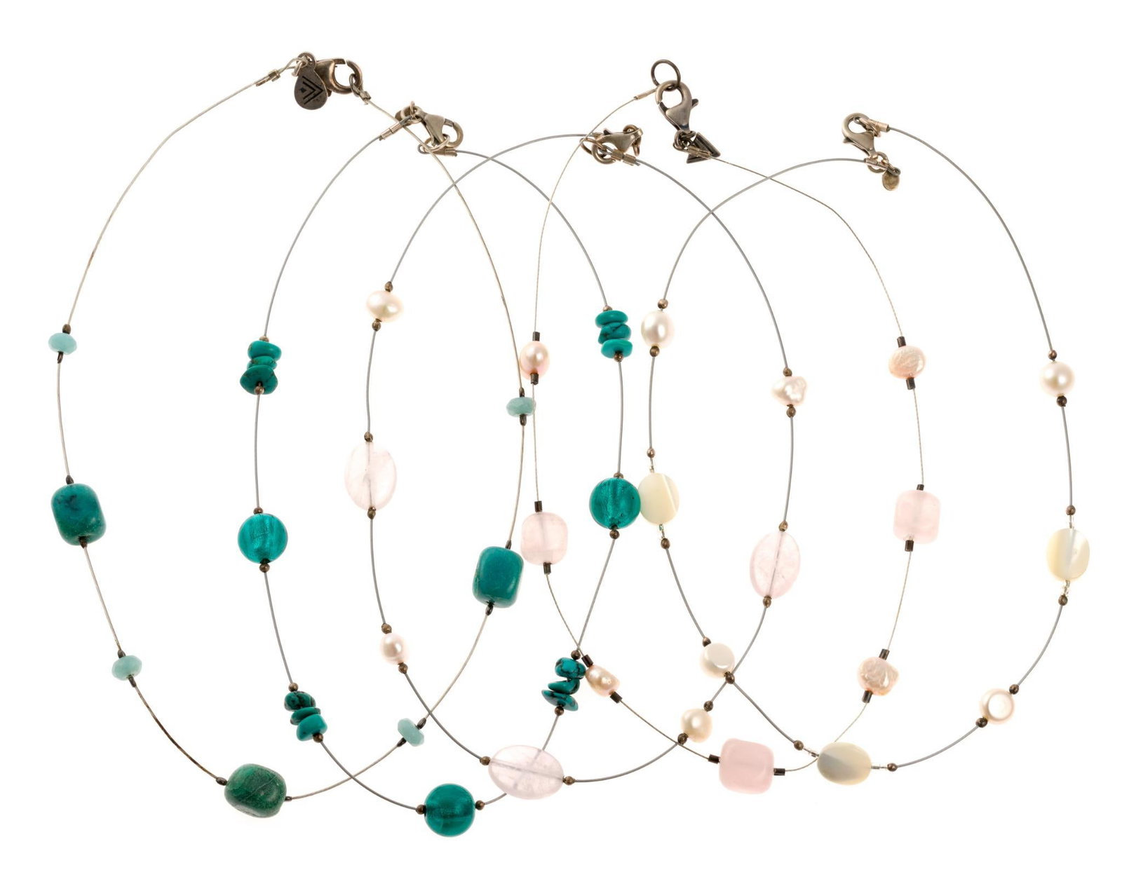 5 Sterling Silver Silpada Bead Necklaces (1 of 6)
