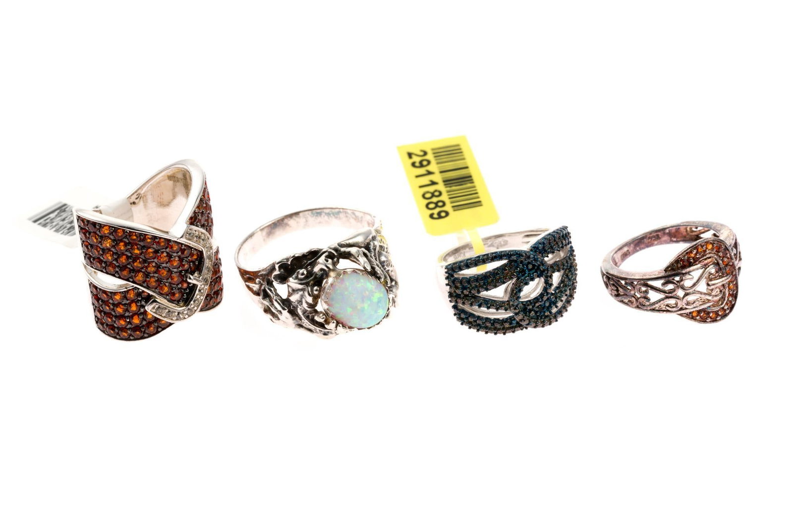 4 Sterling Silver Rings (1 of 2)