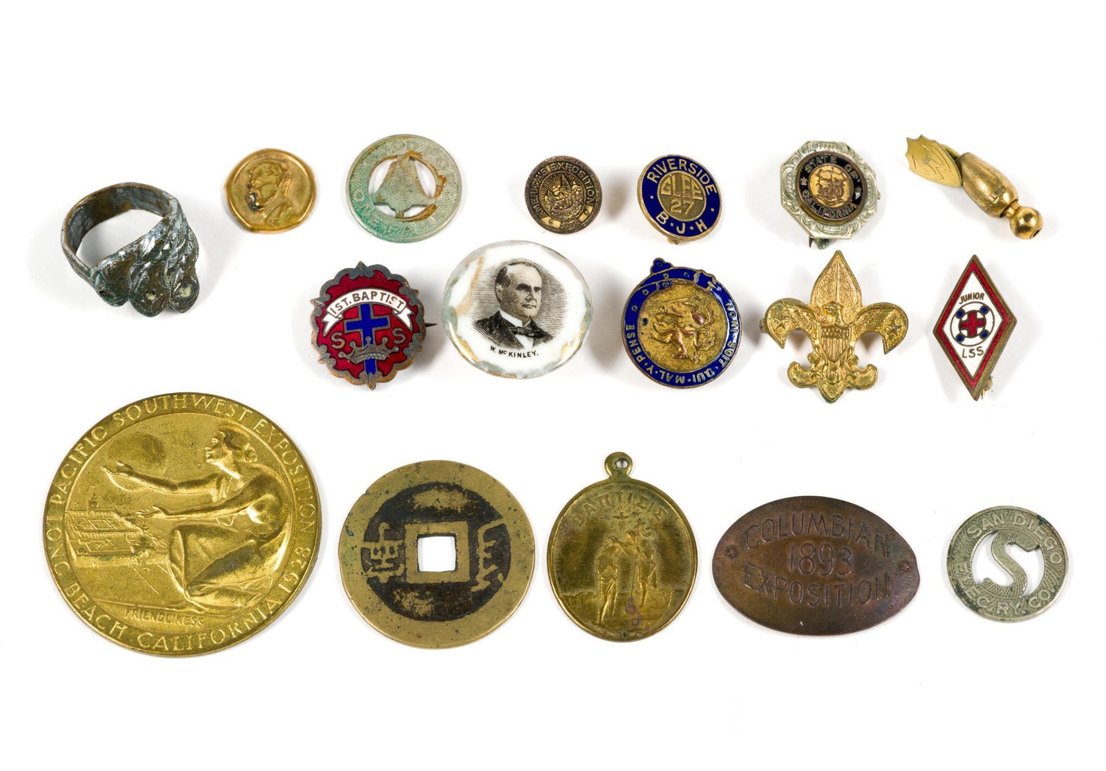 Medallions, Pins & Tokens (1 of 2)