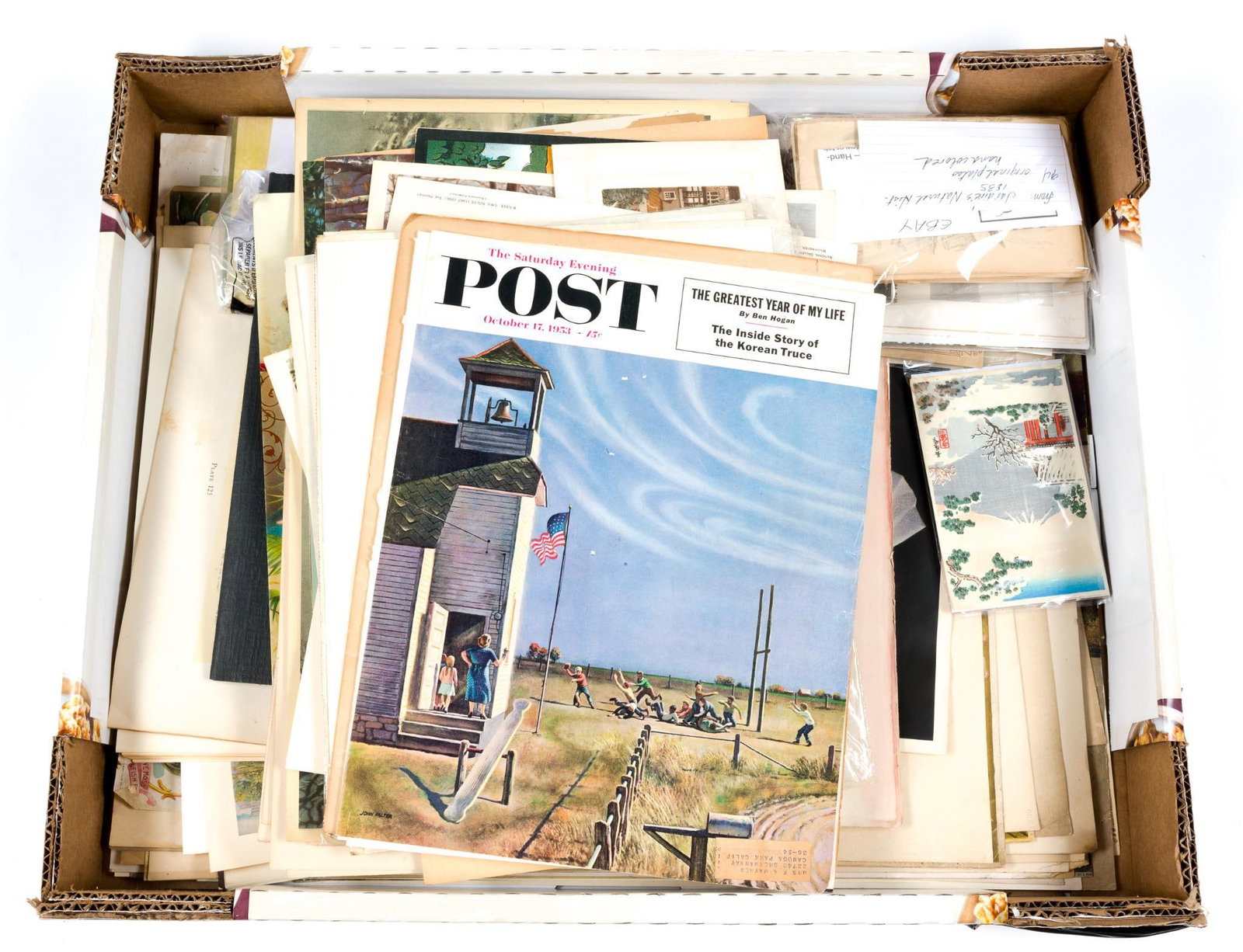 Ephemera Incl. Saturday Evening Post (1 of 6)
