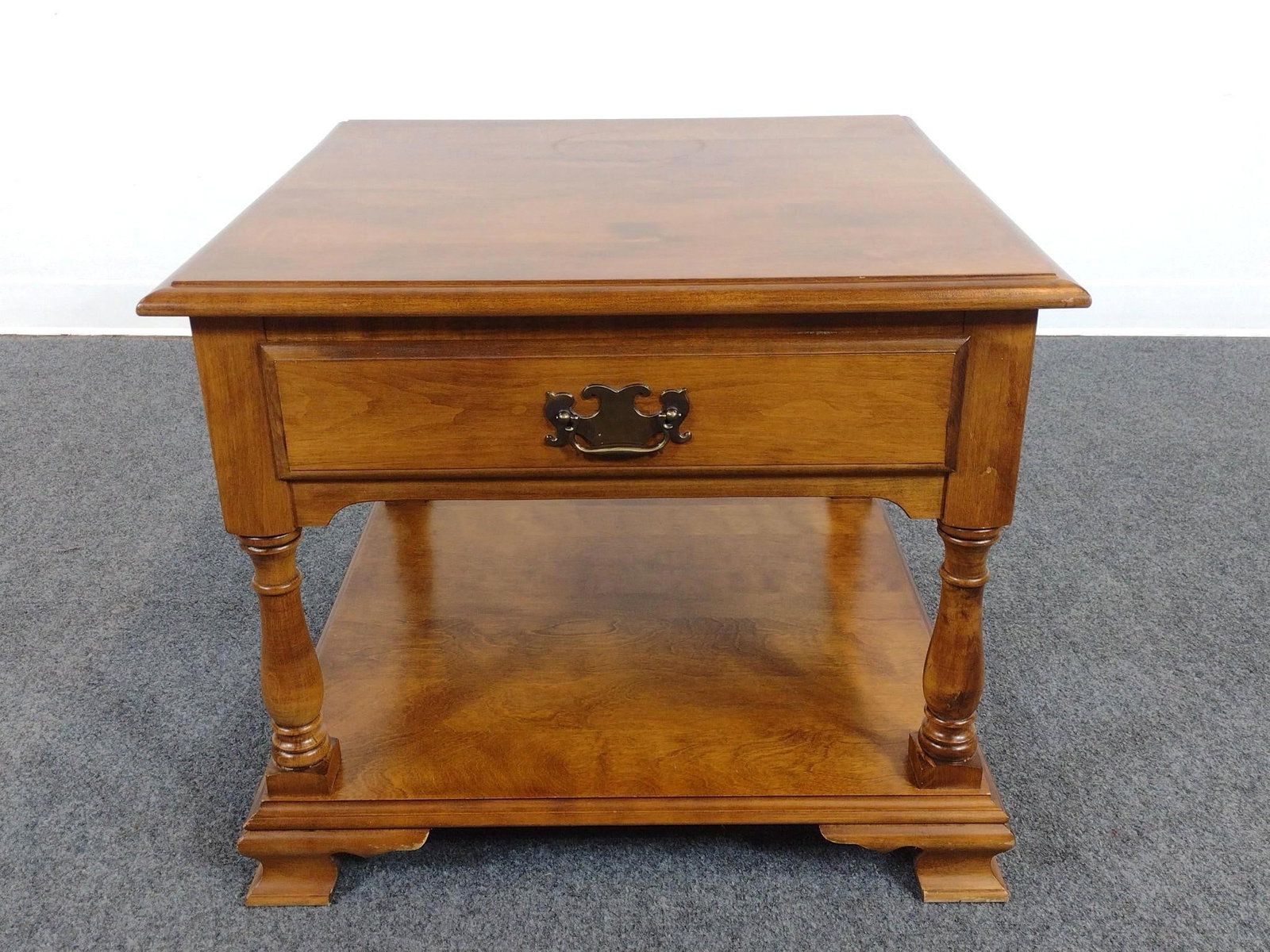 Pennsylvania House End Table: 25" wide X 25" deep X 21-1/2" high.