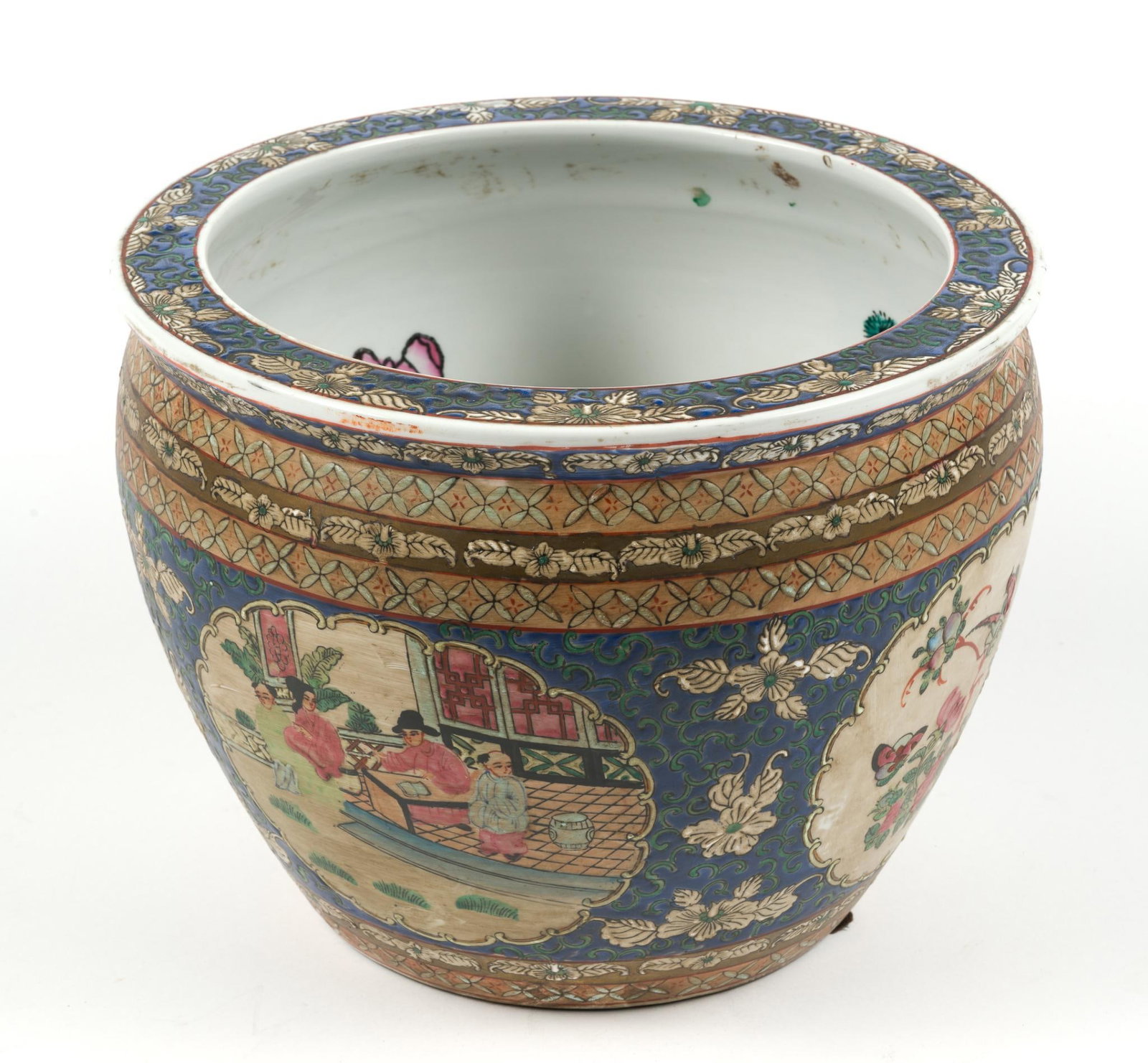 Chinese Fish Bowl Jardinière (1 of 3)