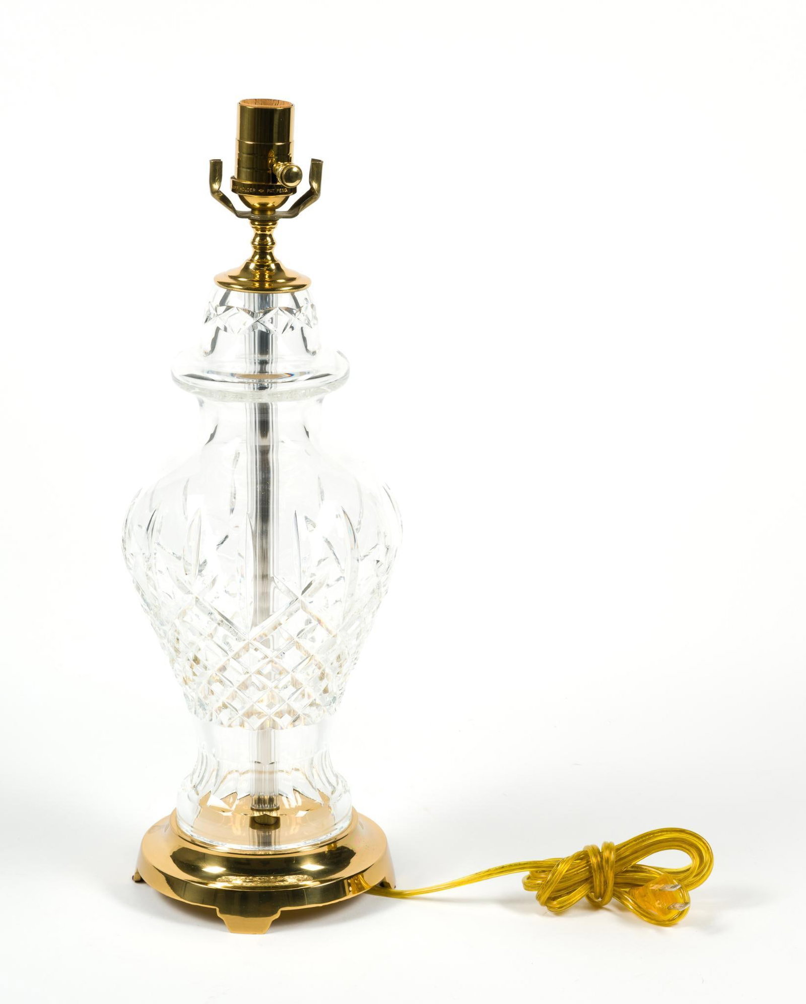 Cut Glass Table Lamp (1 of 2)