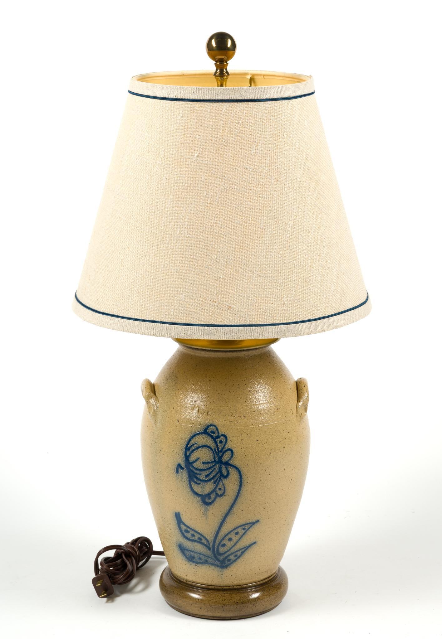 Stoneware Table Lamp (1 of 3)