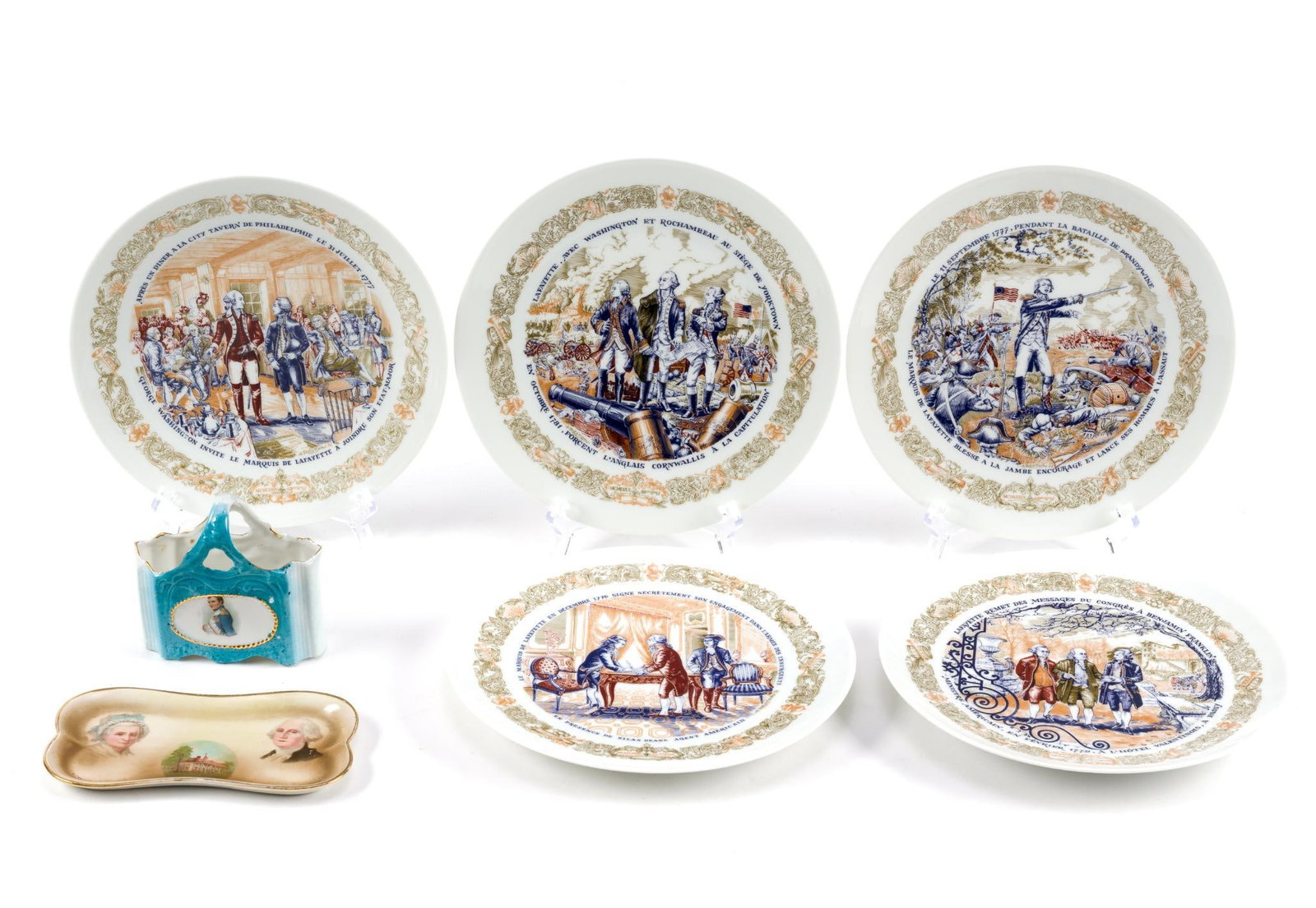 D'Arceau Limoges "Lafayette Legacy" Porcelain Set (1 of 7)