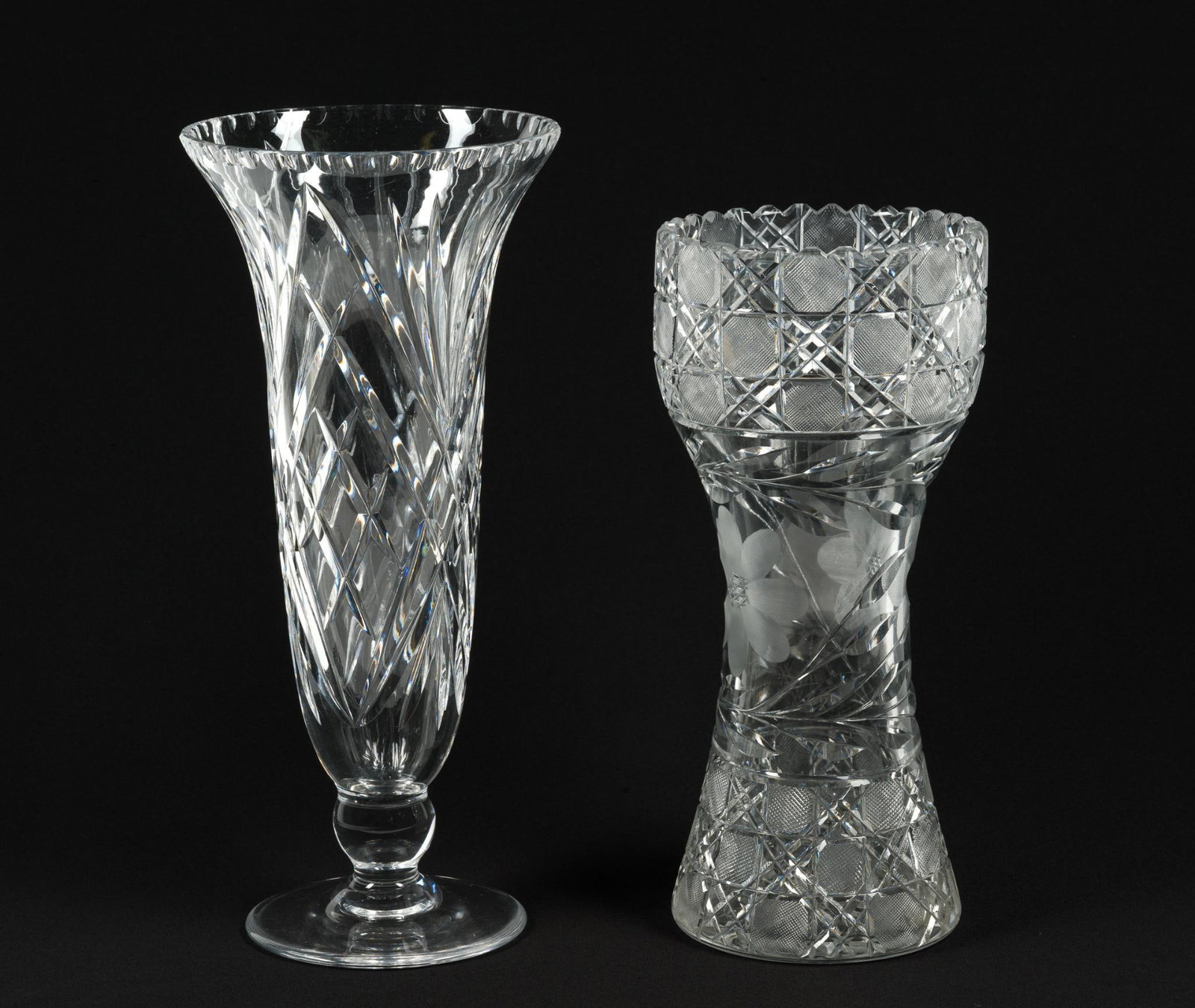 2 Vintage Glass Vases (1 of 5)