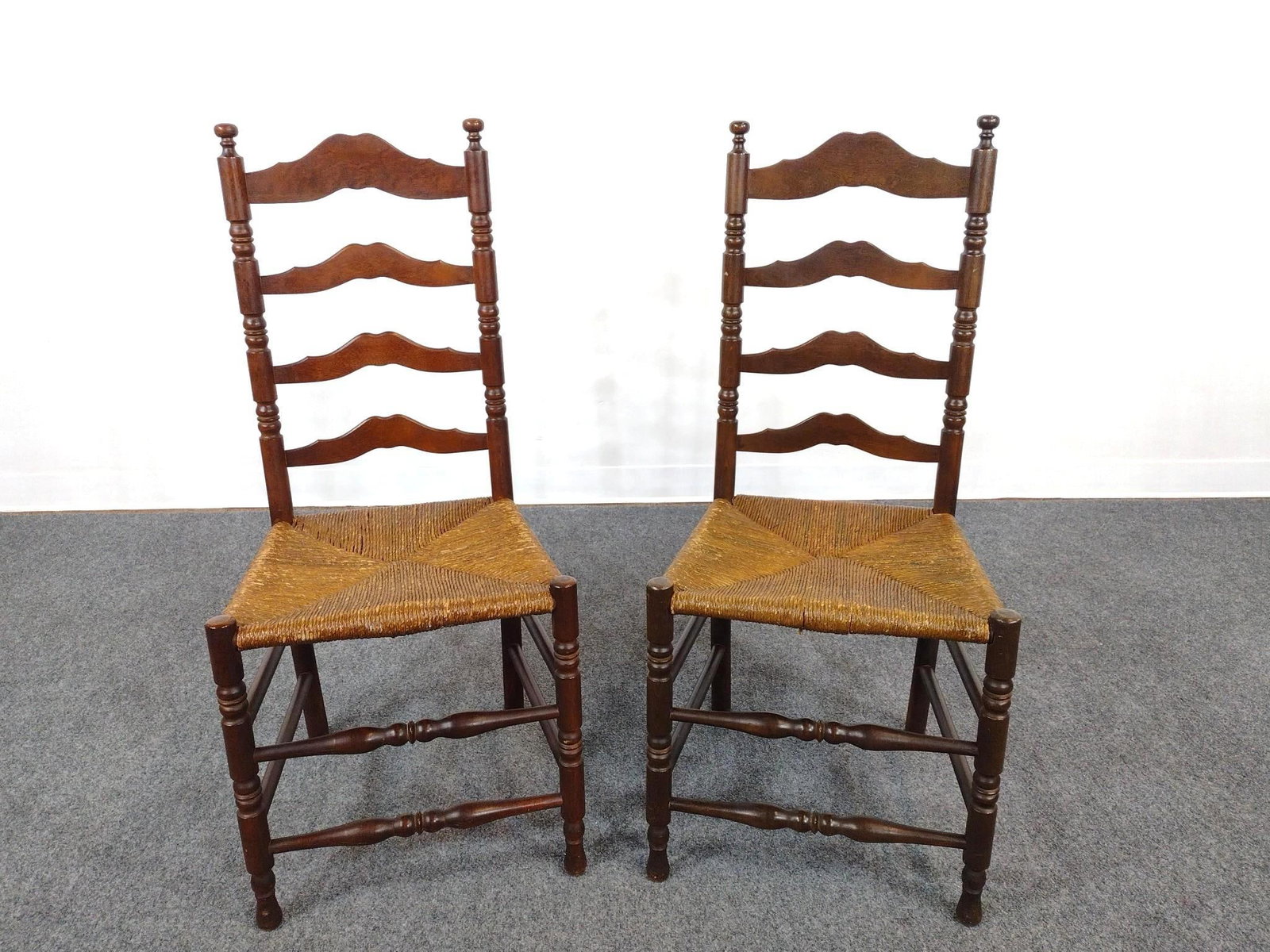 Pair of Ladder Back Chairs (1 of 4)
