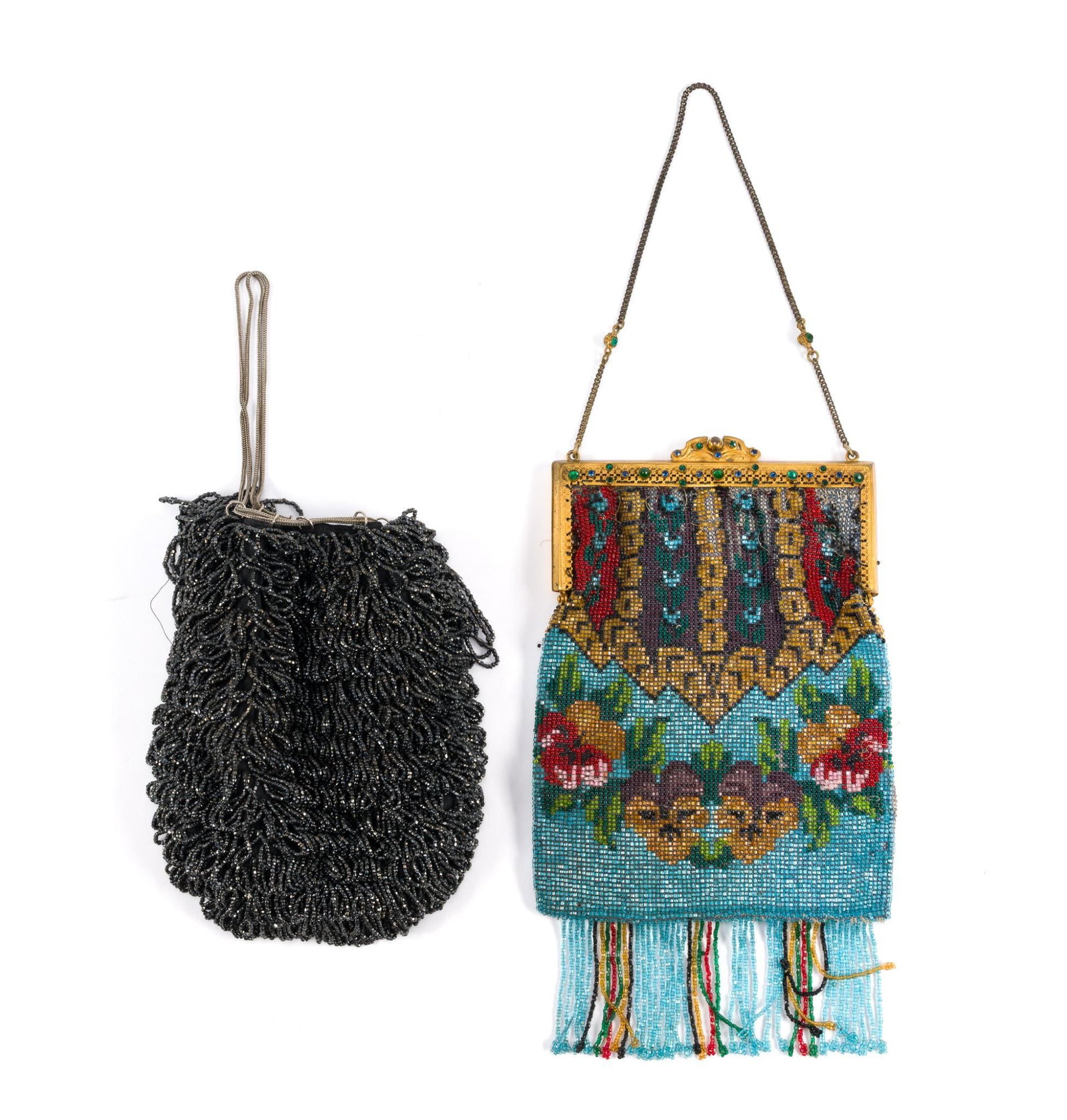2 Vintage Beaded Flapper Bags (1 of 4)