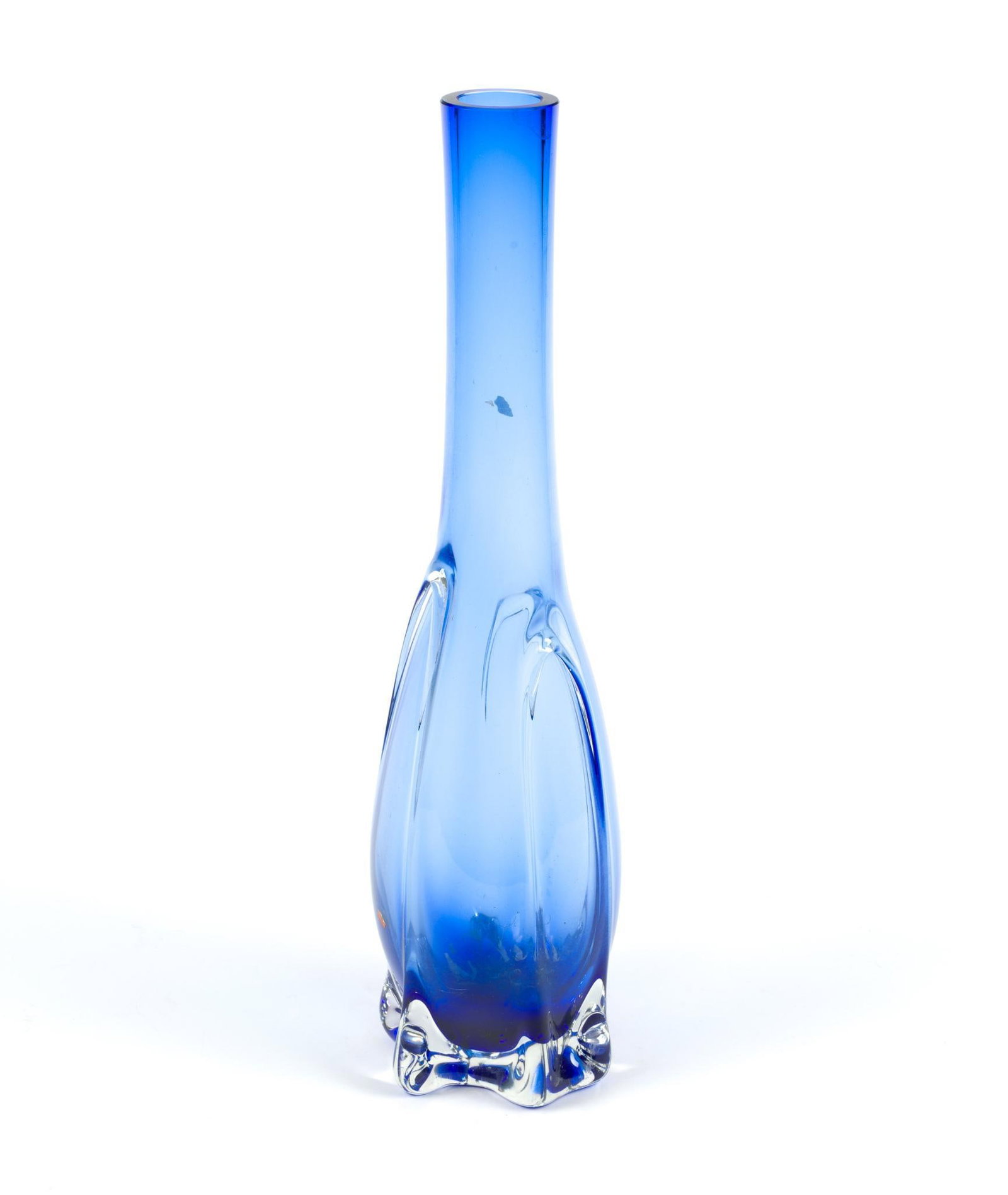Blue Art Glass Vase (1 of 2)