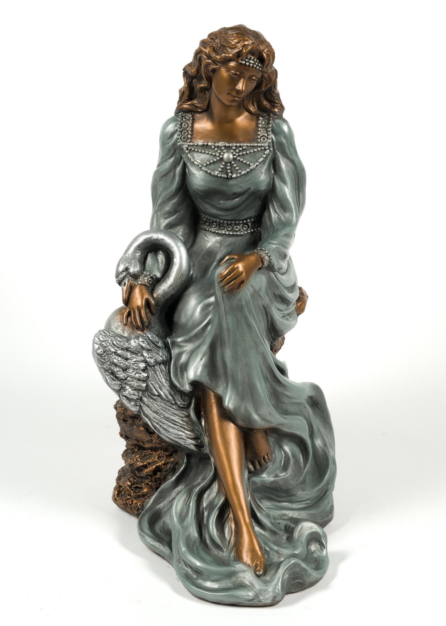 Austin Productions "Leda & Swan" by Alice Heath: Dated 1991. Measures approximately 13" x 19" x 9".