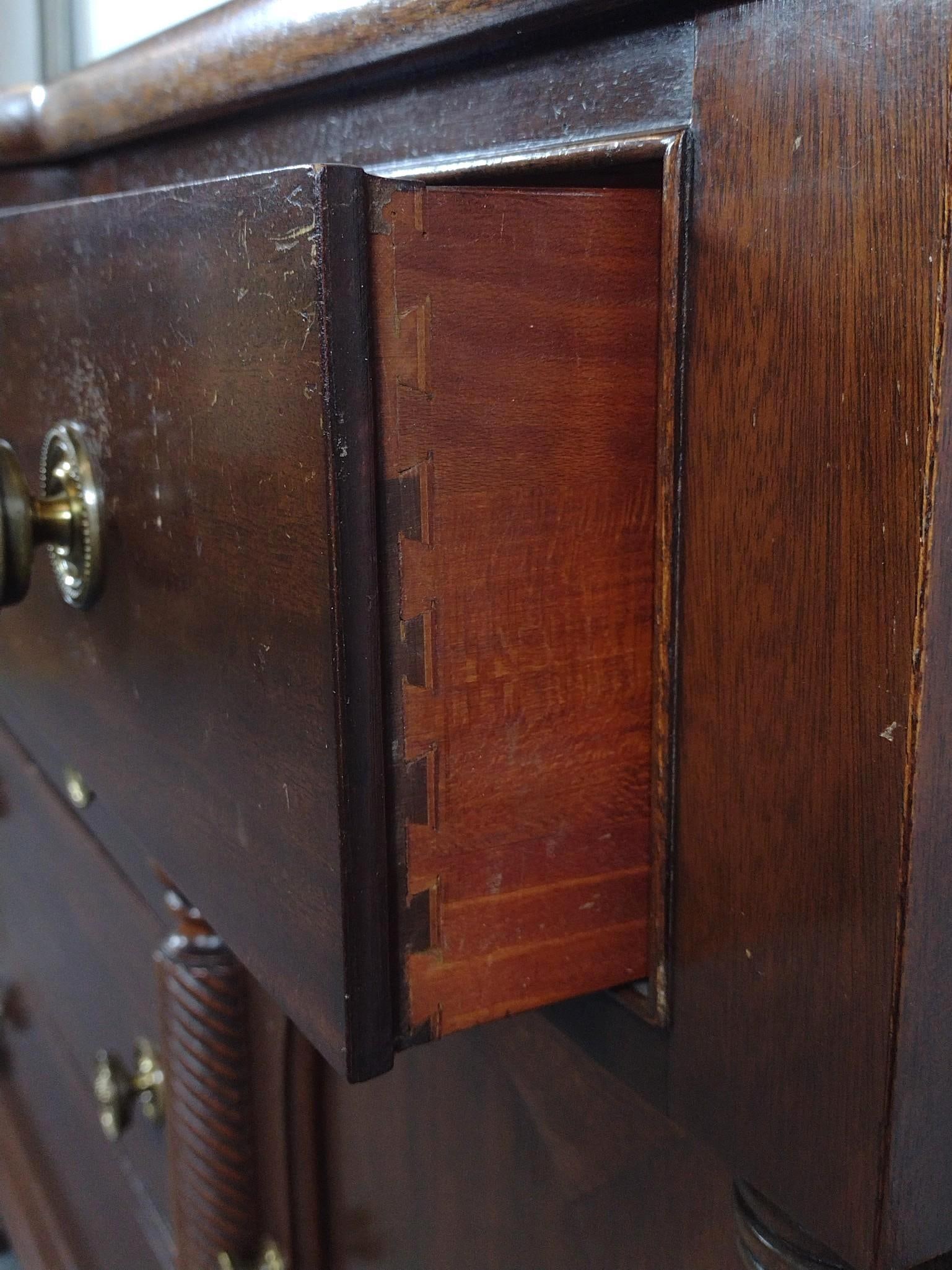 Bow Front Buffet or Sideboard - 7