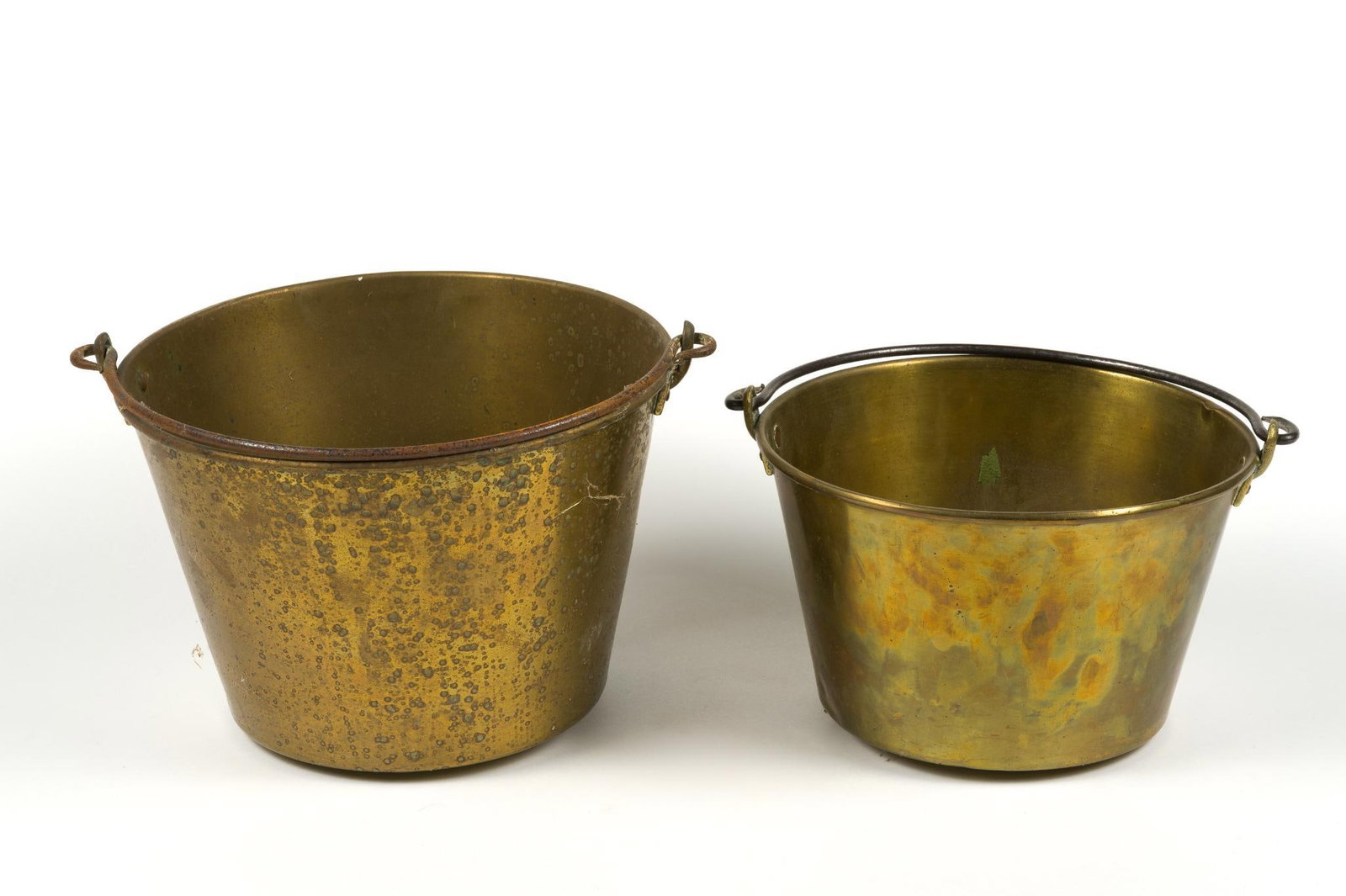 2 Brass Buckets (1 of 2)