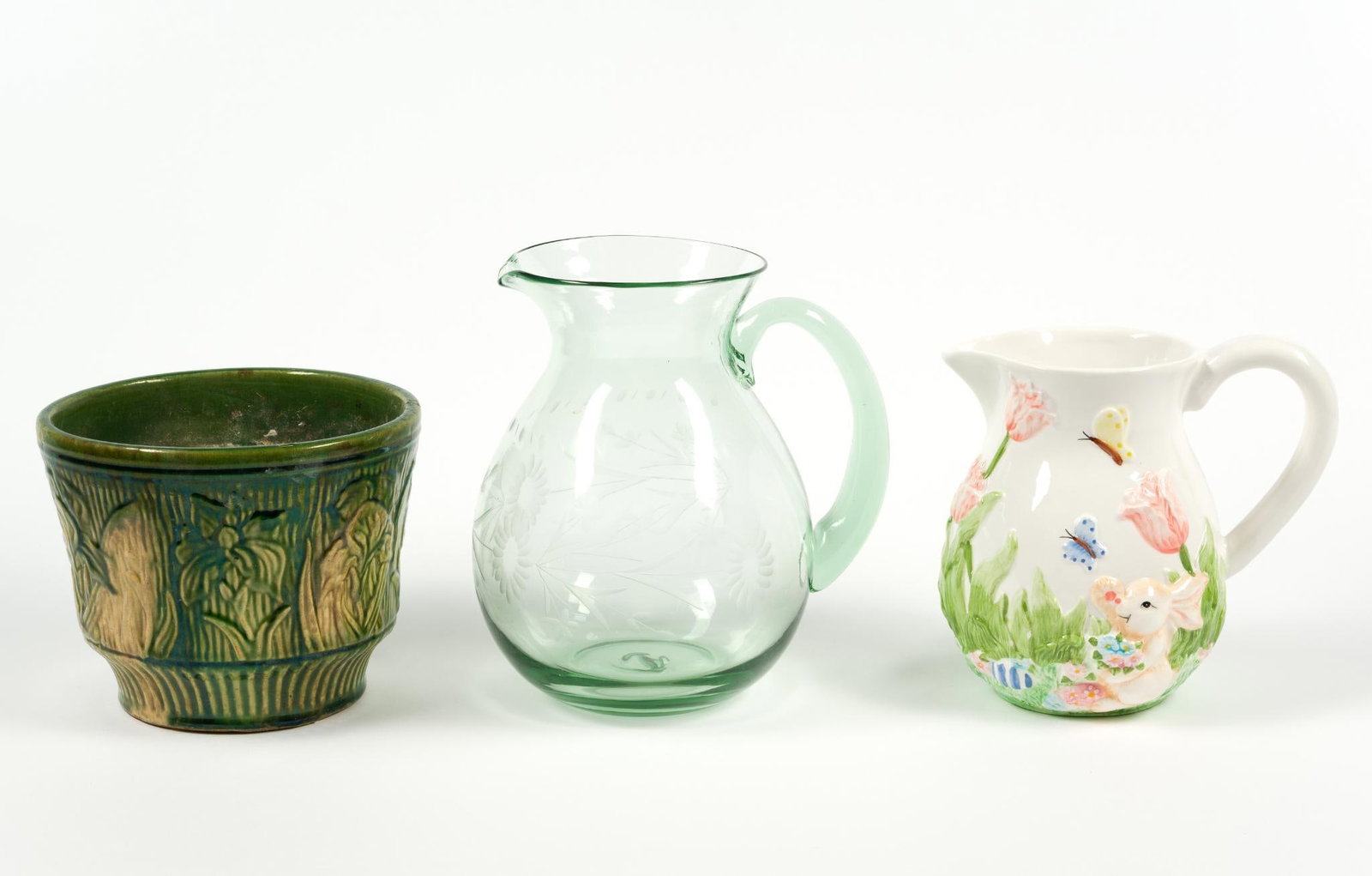2 Pitchers & Weller-Style Jardinière (1 of 6)