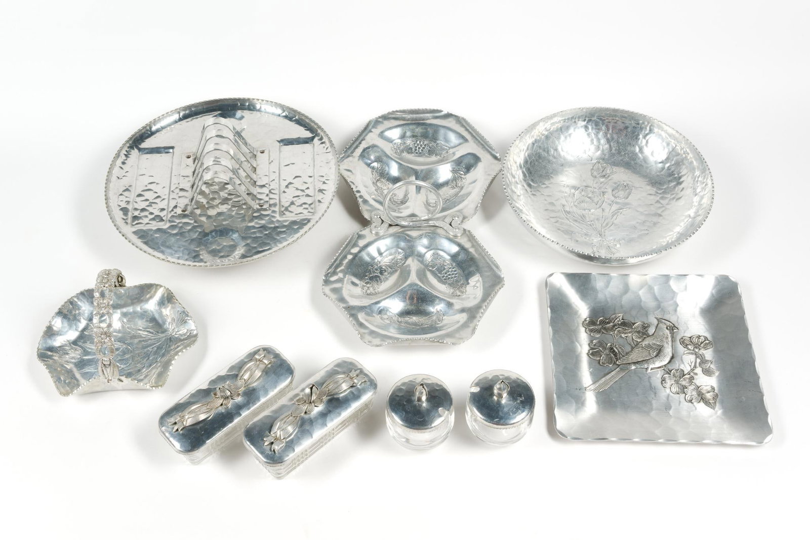Hammered Aluminum Servingware (1 of 7)