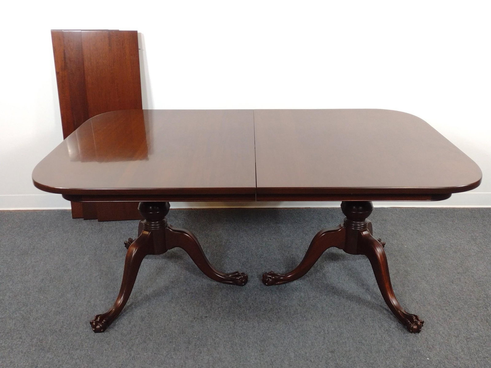 Double Pedestal Extension Dining Table (1 of 6)